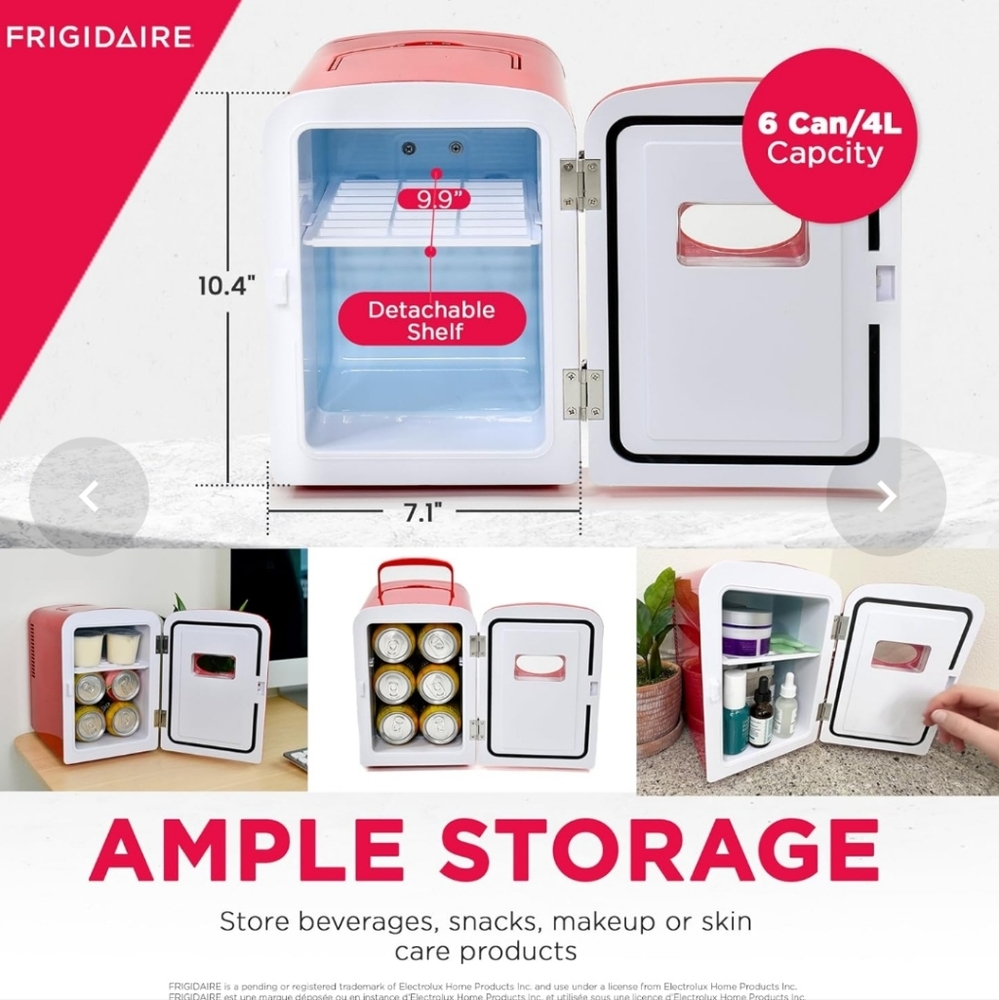 Frigidaire Red Mini Fridge - Picture 4 of 5